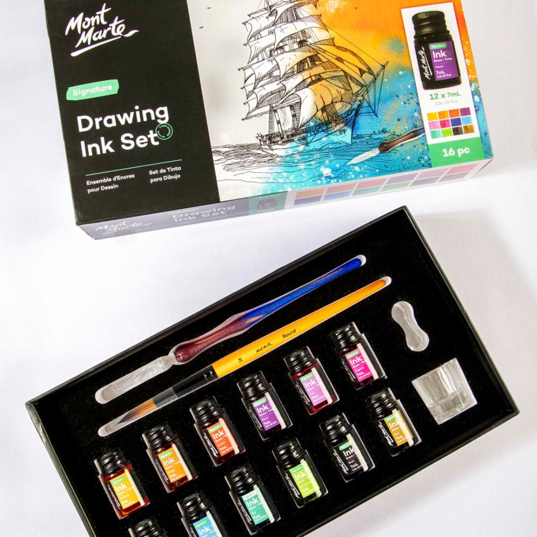 Mont Marte Mont Marte Drawing Ink Kit Signature 16pc