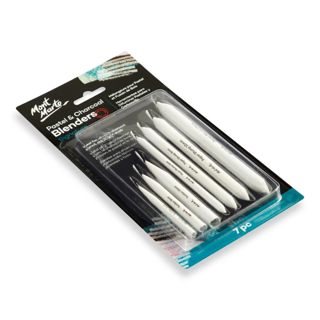 Mont Marte Pastel & Charcoal Blenders Signature 7pc