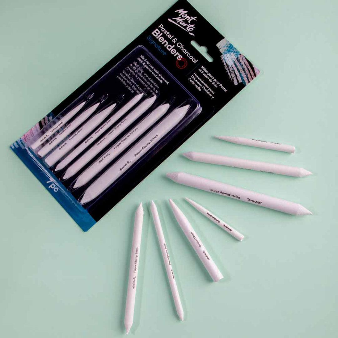 Mont Marte Pastel & Charcoal Blenders Signature 7pc