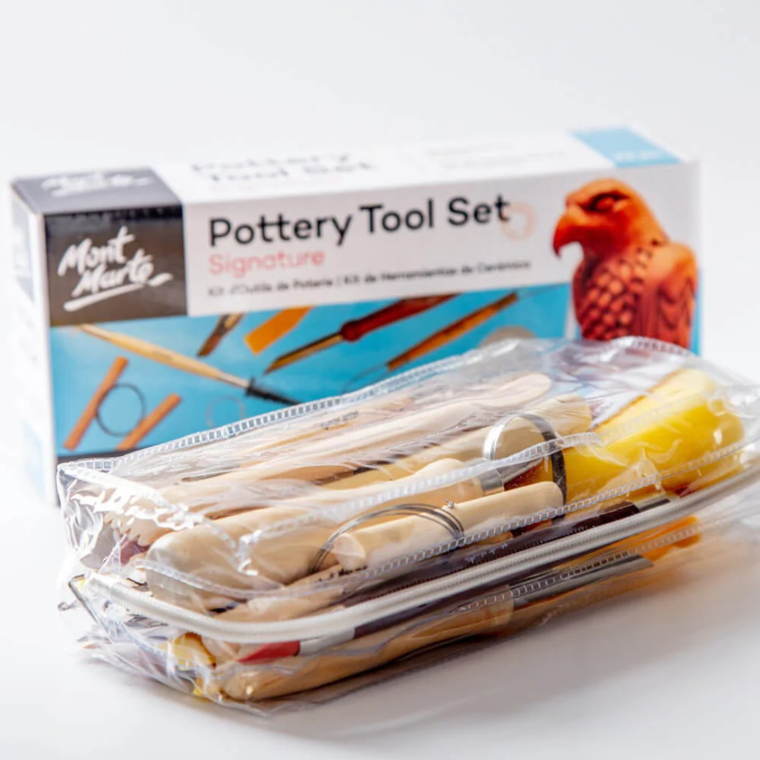 Mont Marte Pottery Tool Set Signature 23pc