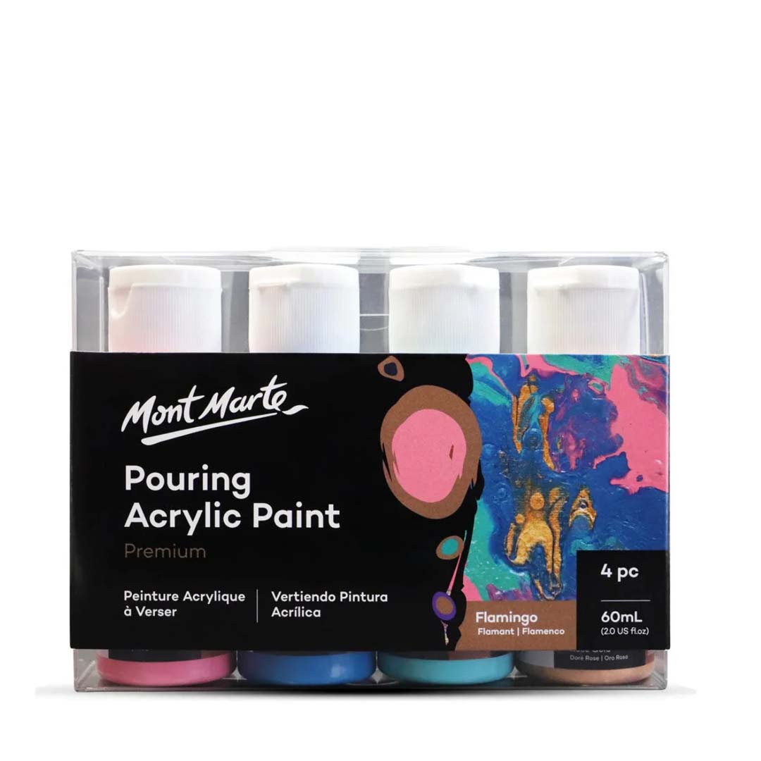 Mont Marte Pouring Acrylic Premium Paint Set