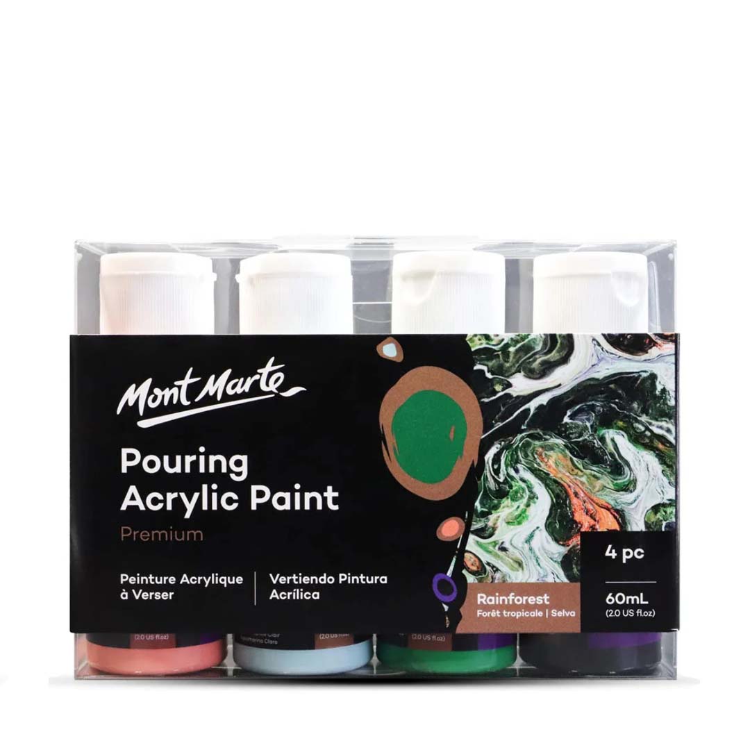 Mont Marte Pouring Acrylic Premium Paint Set