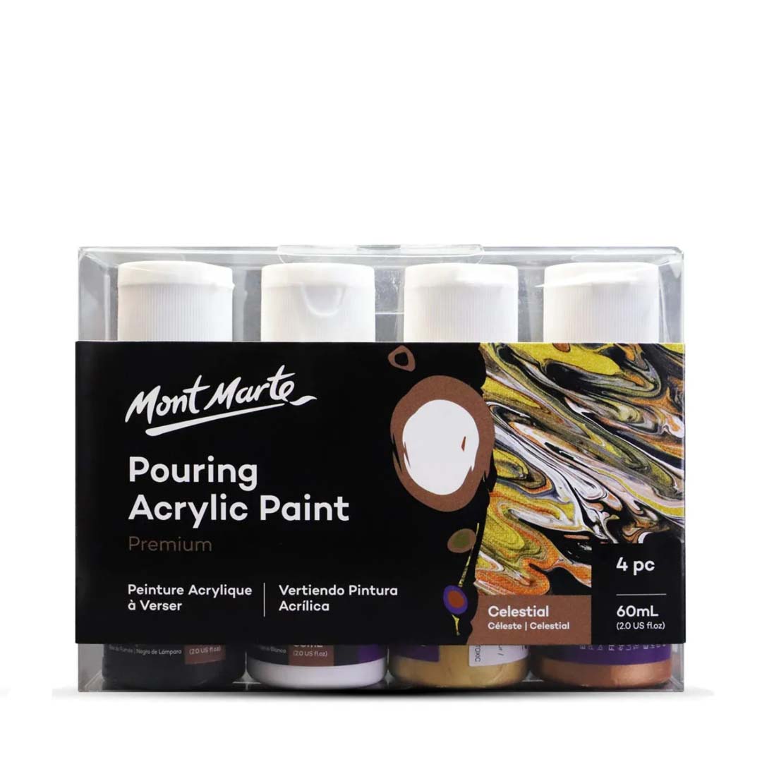 Mont Marte Pouring Acrylic Premium Paint Set