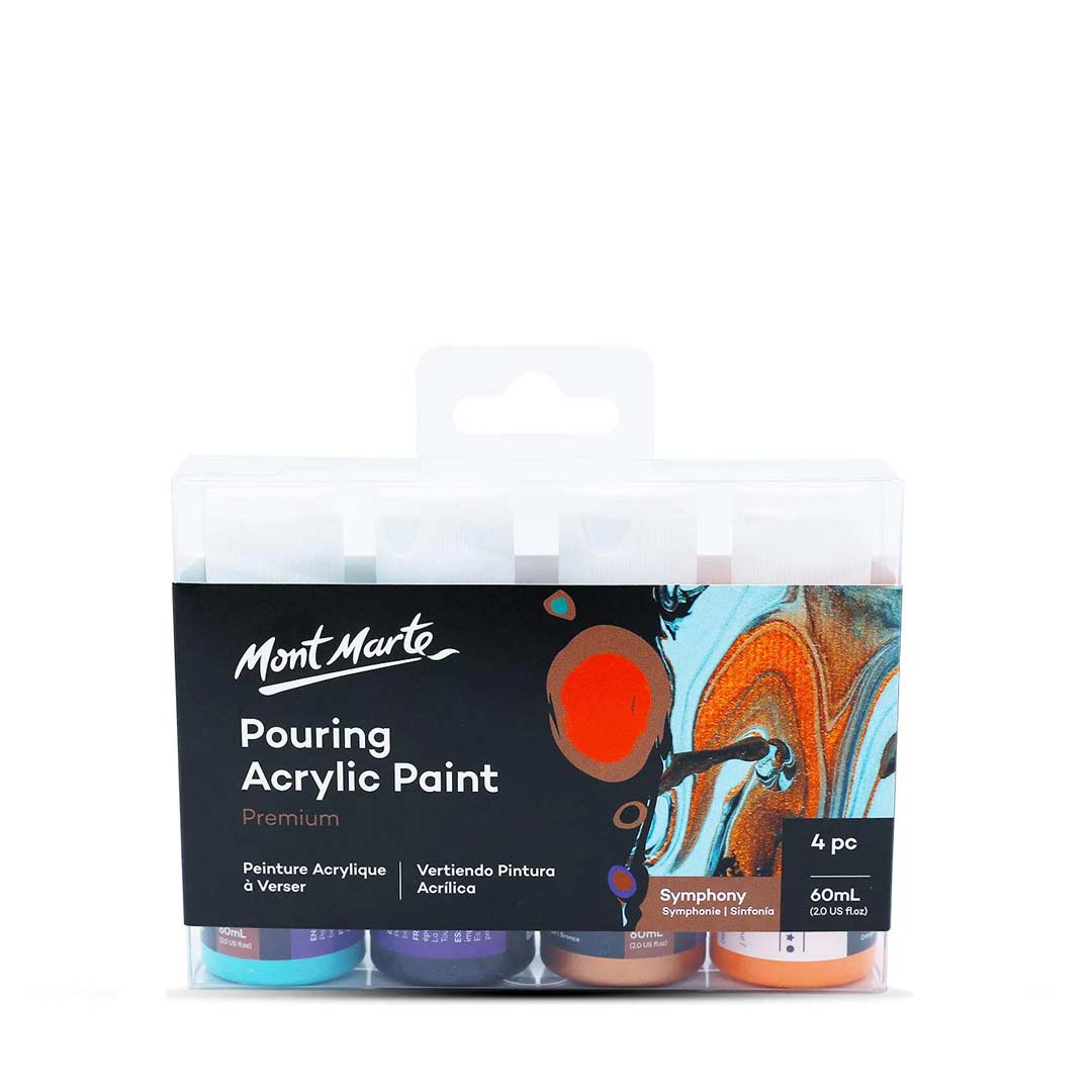 Mont Marte Pouring Acrylic Premium Paint Set