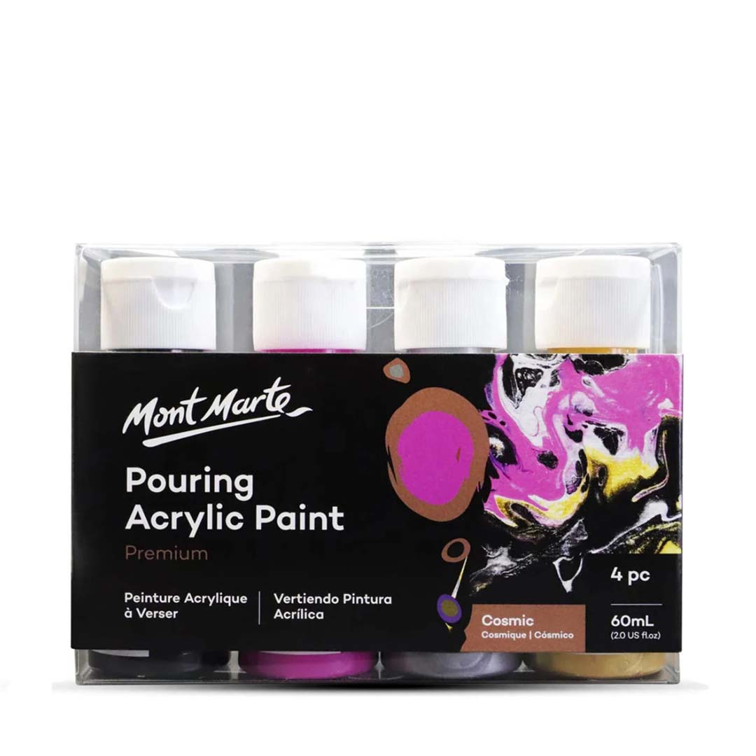 Mont Marte Pouring Acrylic Premium Paint Set