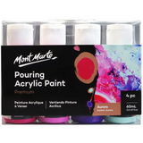 Mont Marte Pouring Acrylic Paint Set Premium 4pc x 60ml