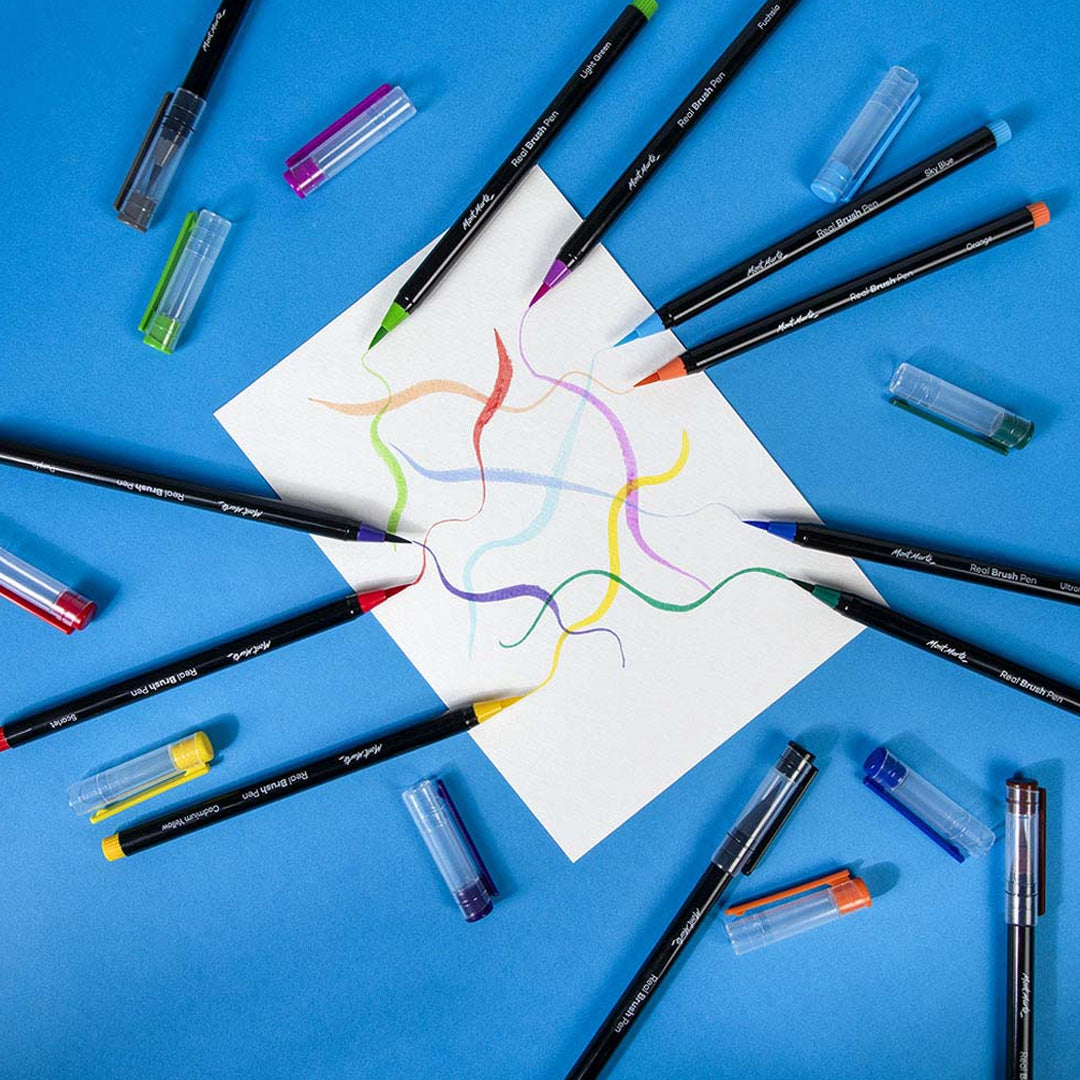 Mont Marte Real Brush Pens Premium Set