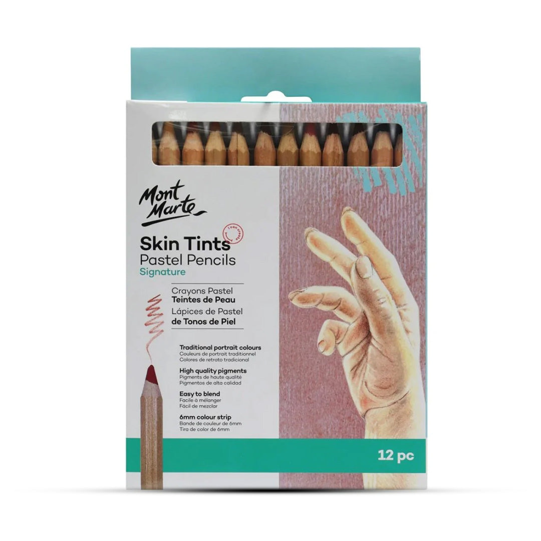 Mont Marte Skin Tints Pastel Pencils Set
