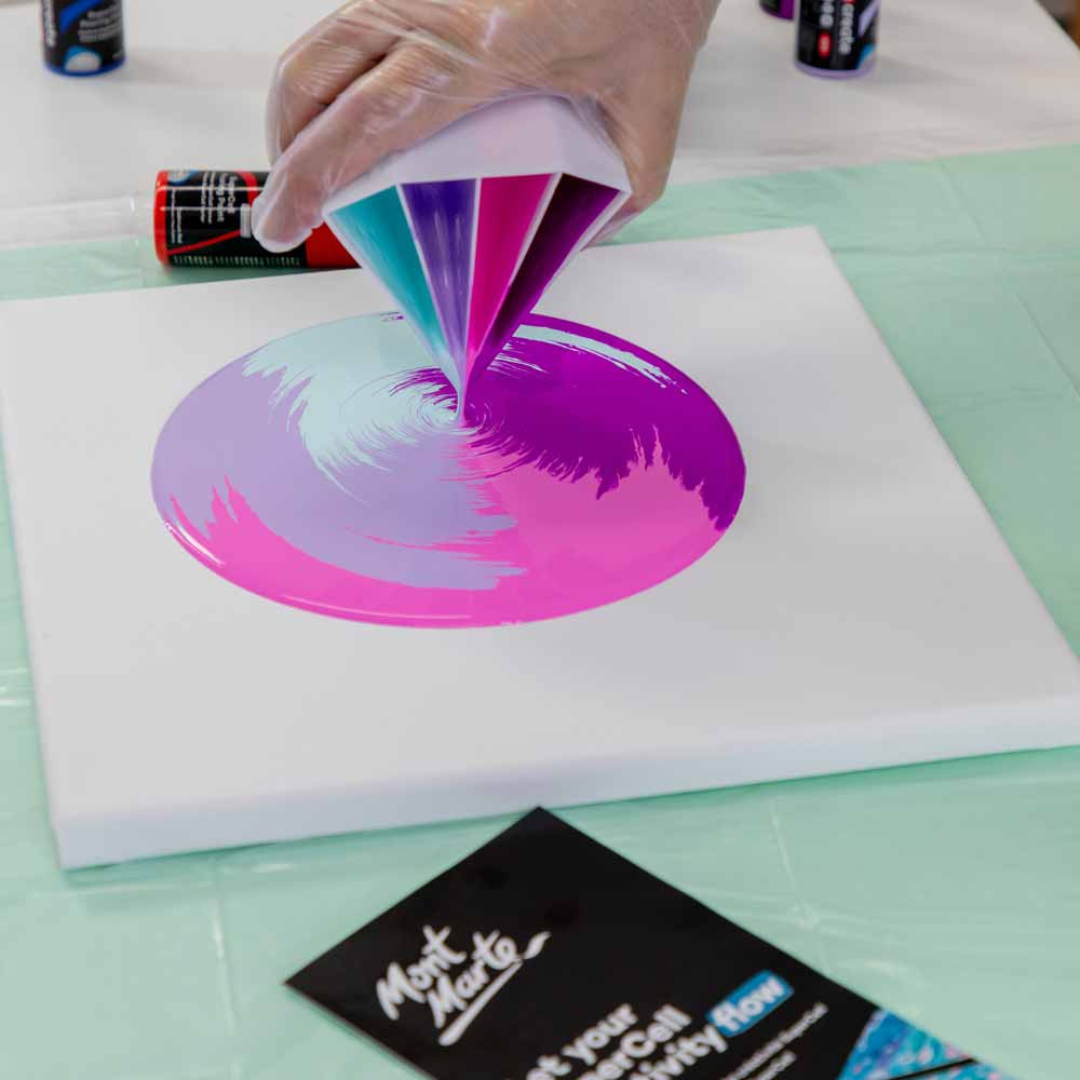 Mont Marte SuperCell Pouring Paint Kit 67pc