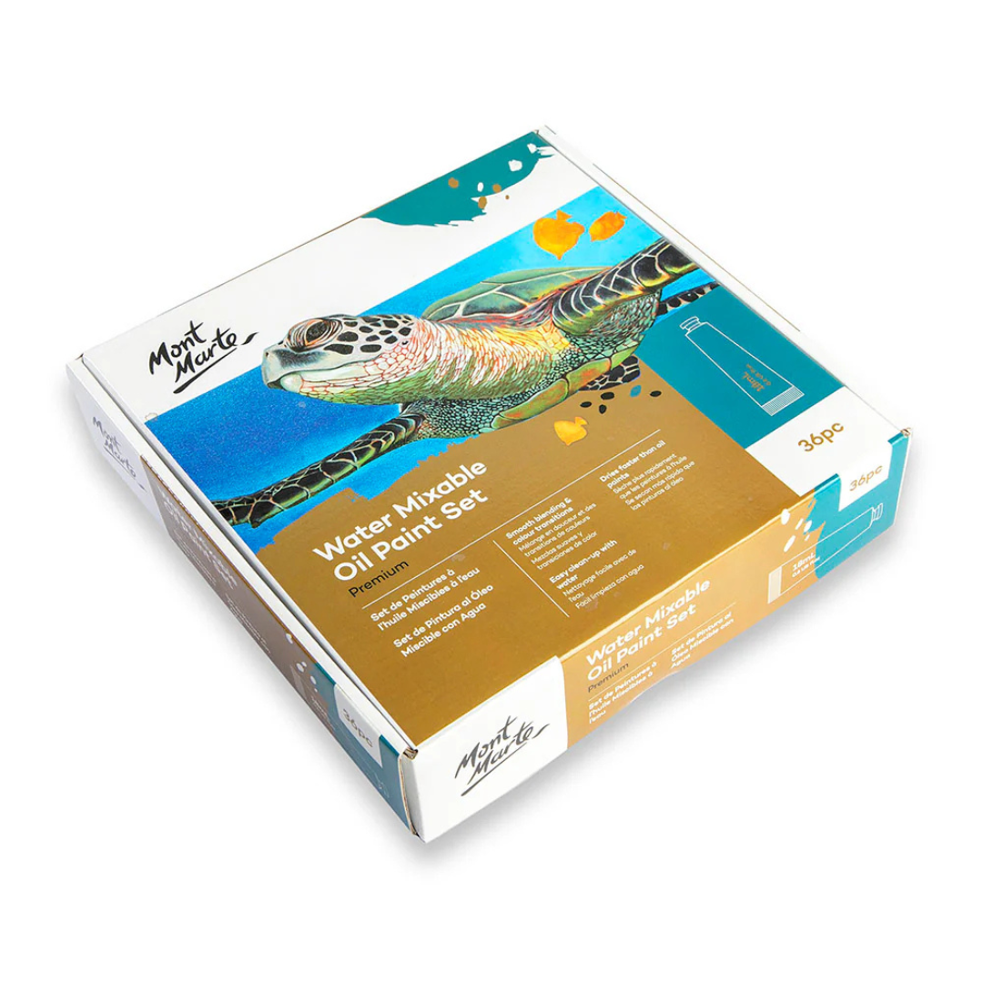 Mont Marte Water Mixable Oil Paint Intro Premium Set
