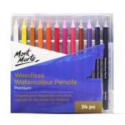 Mont Marte Woodless Watercolour Pencils Premium Set