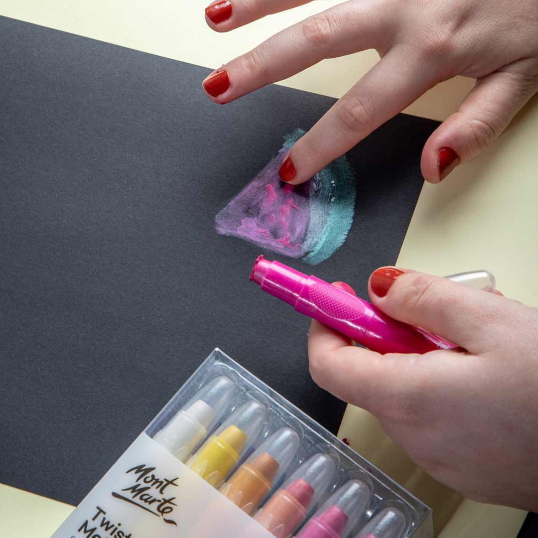 Mont Marte Twistable Signature Metallics Crayons