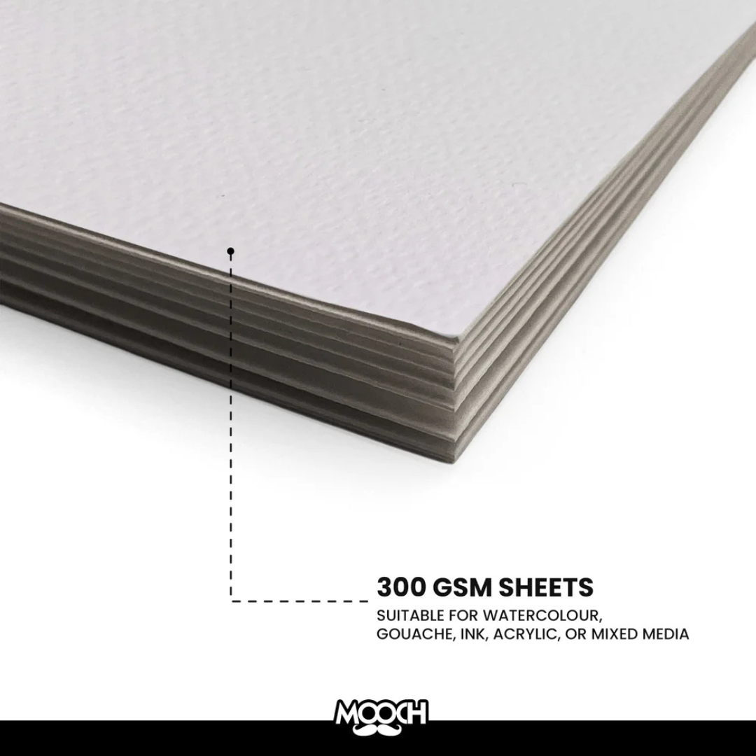 Mooch Artist Watercolor Sheets - Pack of 10