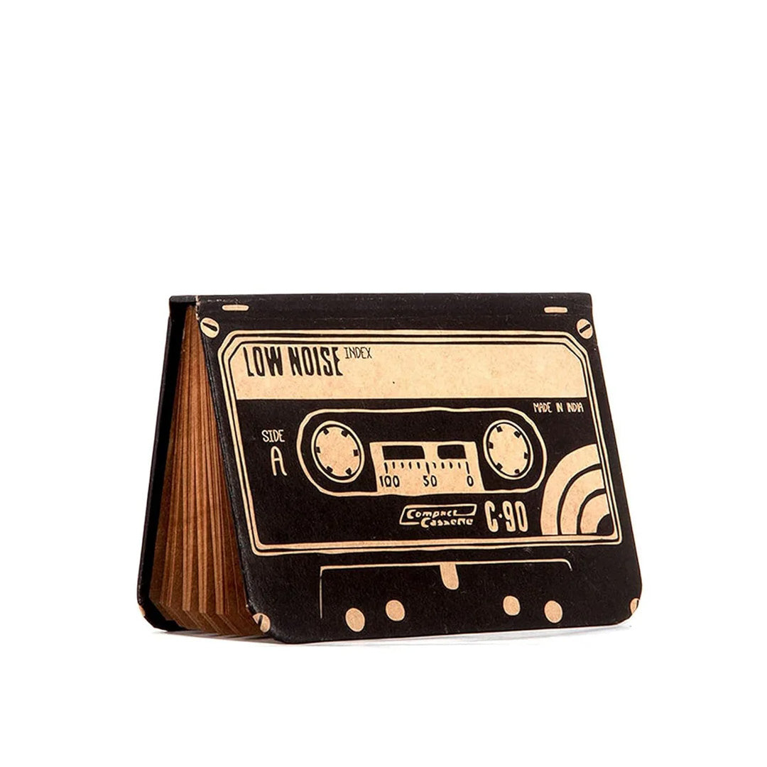 Mooch Cassette Diary A6 Plain Notebook