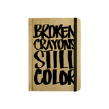 Mooch Handcrafted Khaki A5 Plain Notebook