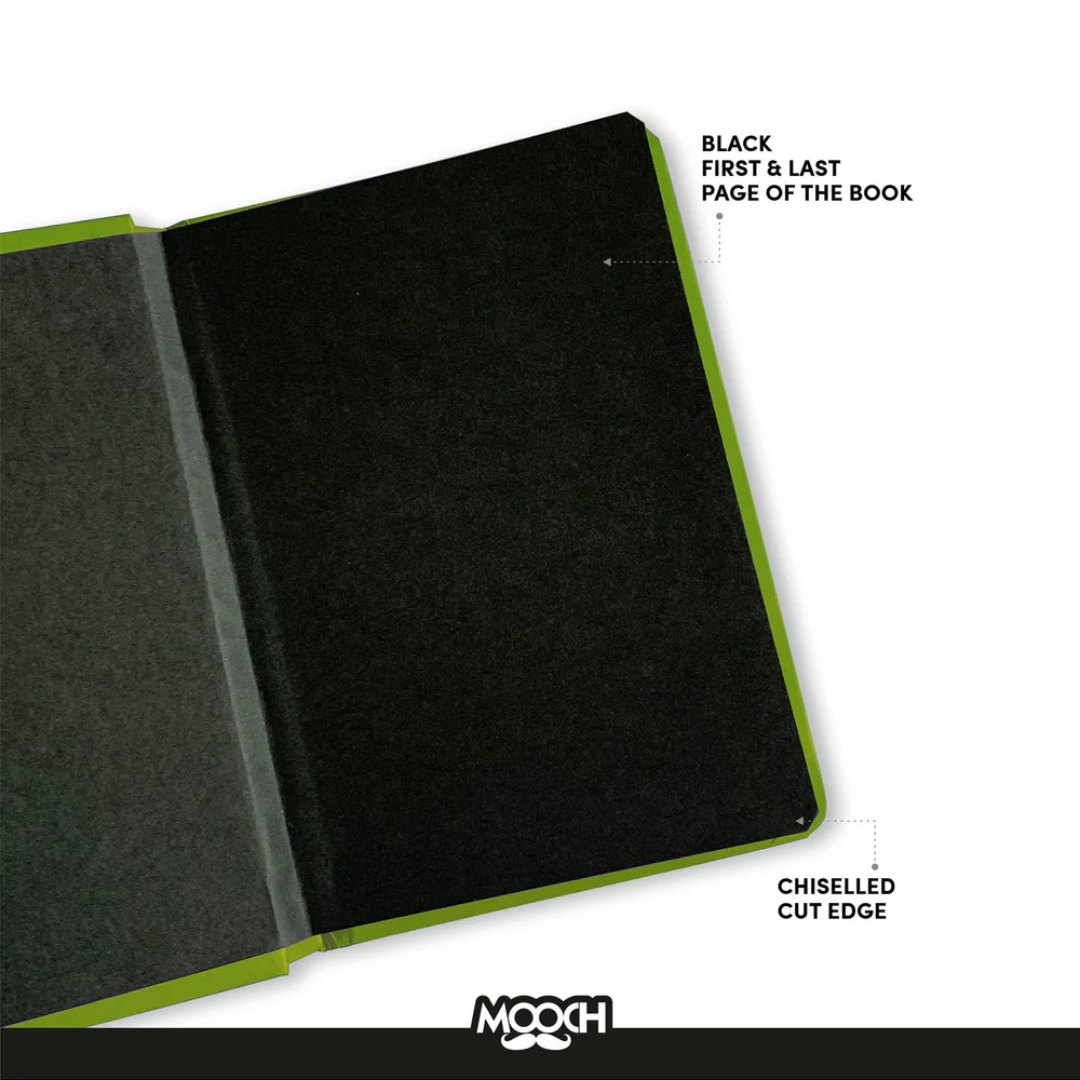 Mooch Handcrafted Khaki A5 Plain Notebook