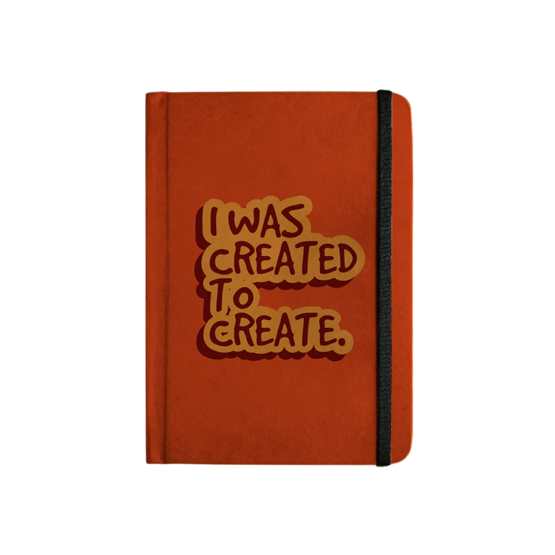 Mooch Handcrafted Khaki A5 Plain Notebook