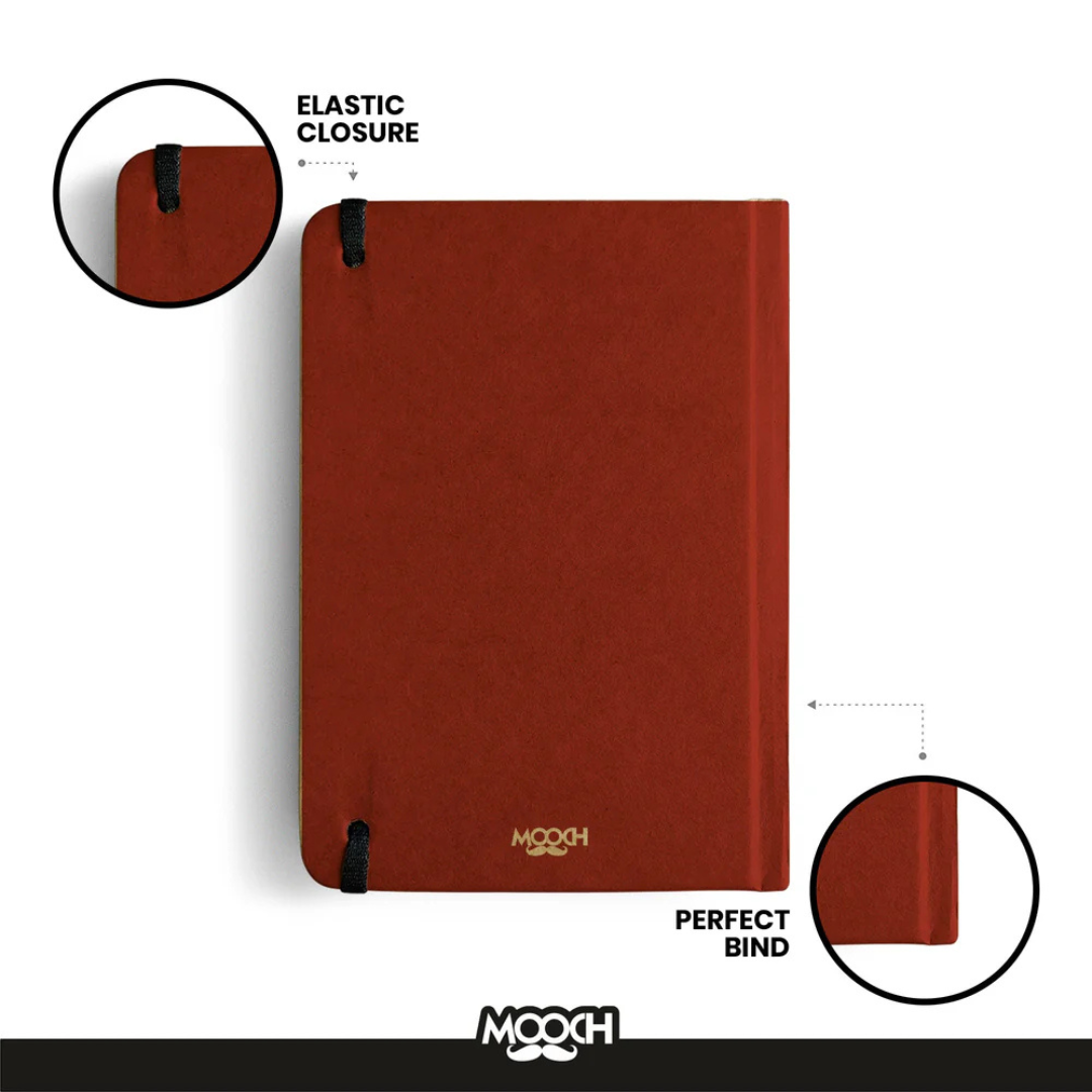 Mooch Handcrafted Diary A6 Plain Notebook