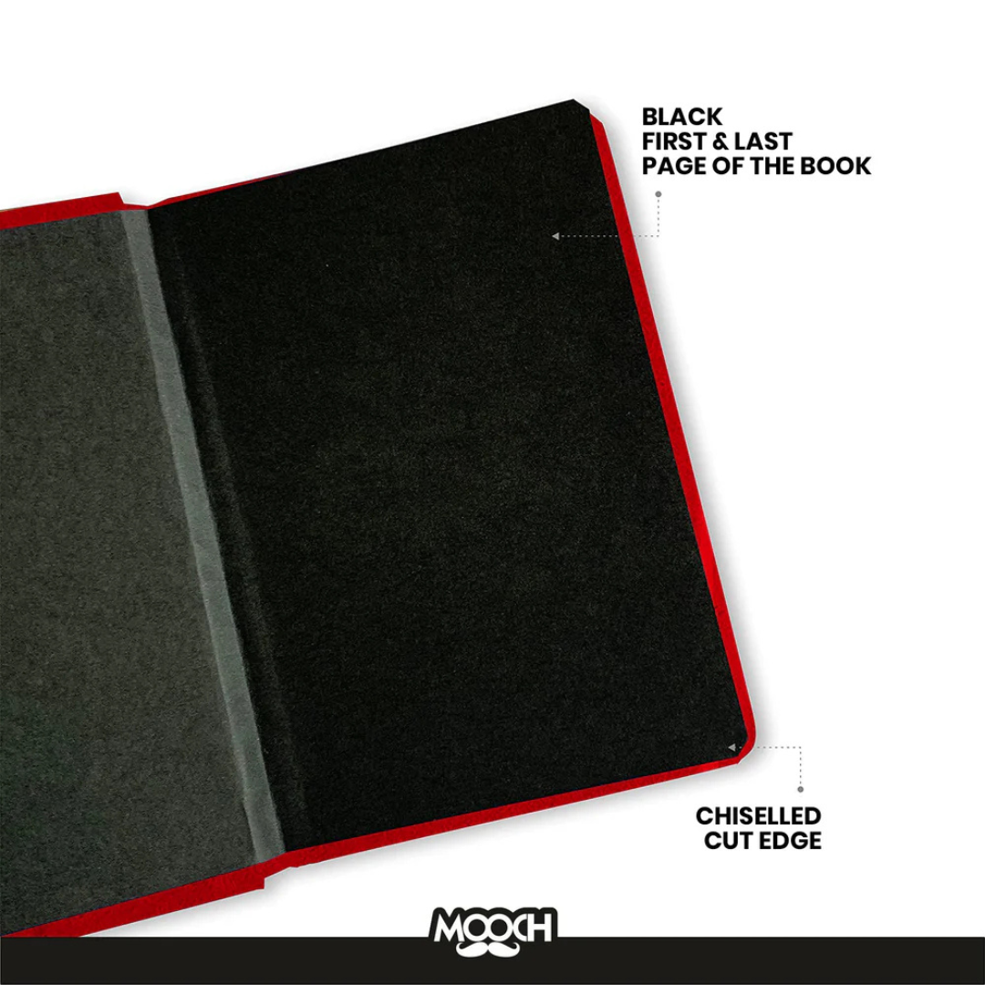 Mooch Handcrafted Khaki A5 Plain Notebook