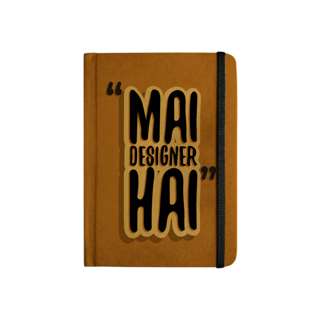 Mooch Handcrafted Diary (A5) - Khaki