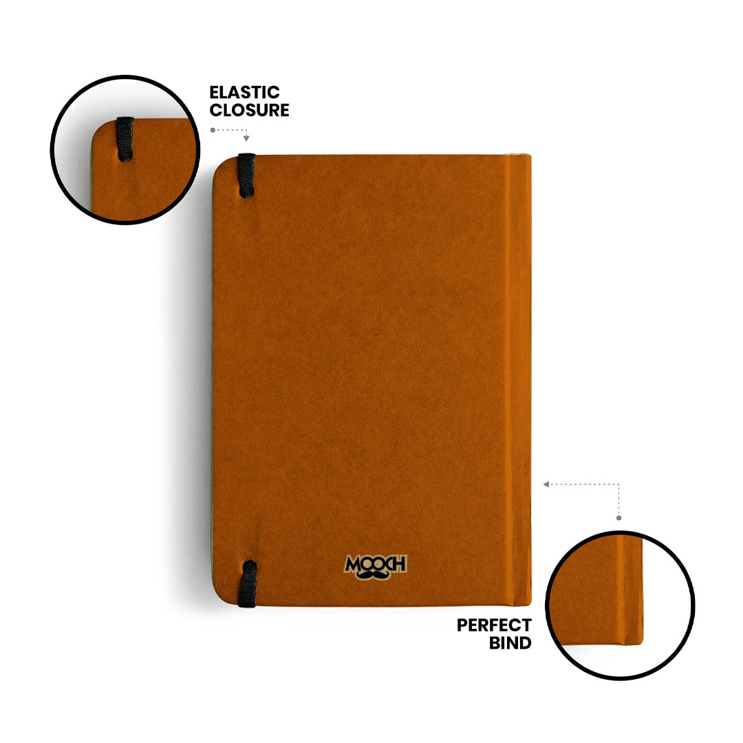 Mooch Kitchen Series Khaki A5 Plain Notebook