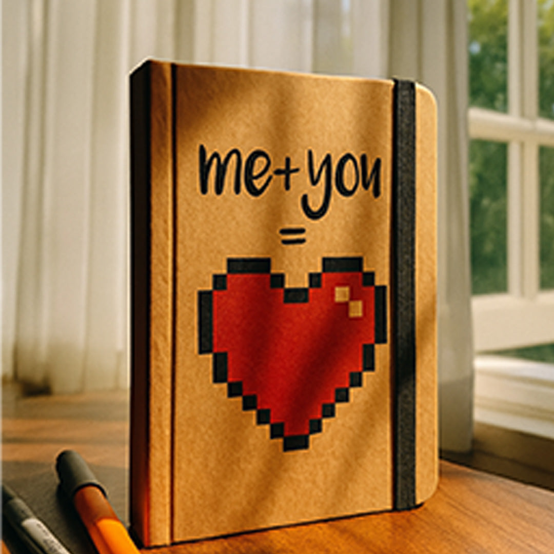 Mooch Me+You A5 Plain Notebook