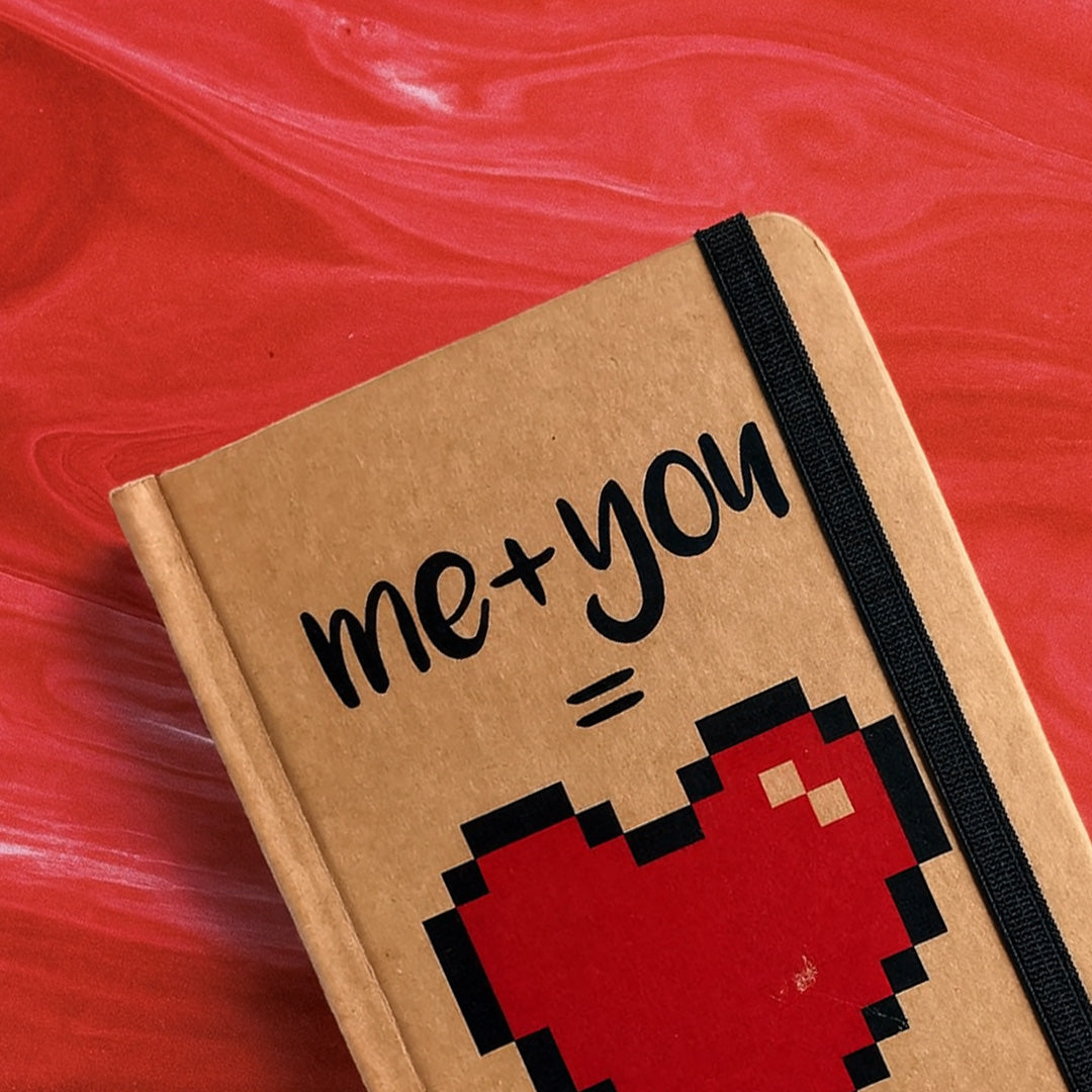 Mooch Me+You A5 Plain Notebook
