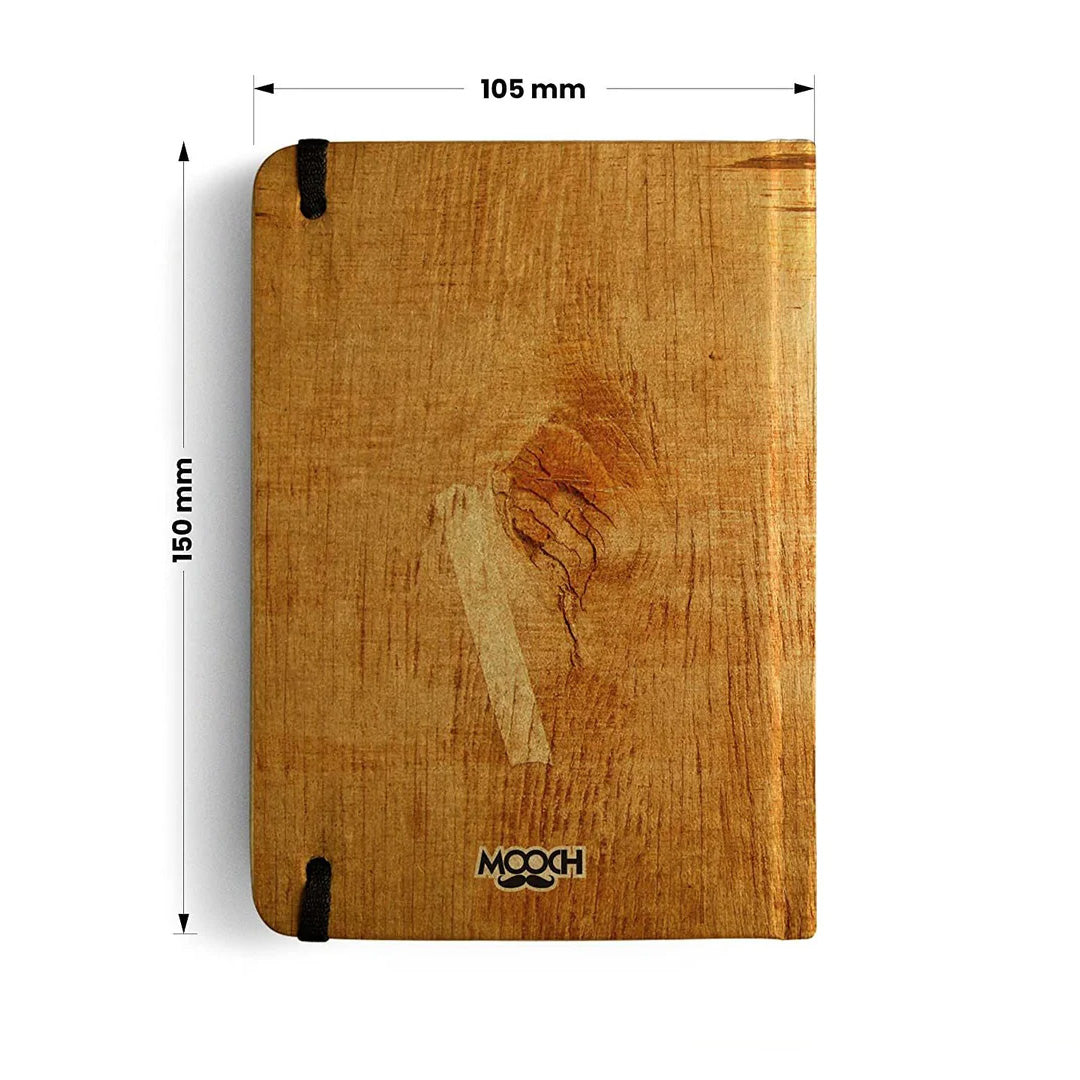 Mooch Nerd Girl A6 Plain Notebook