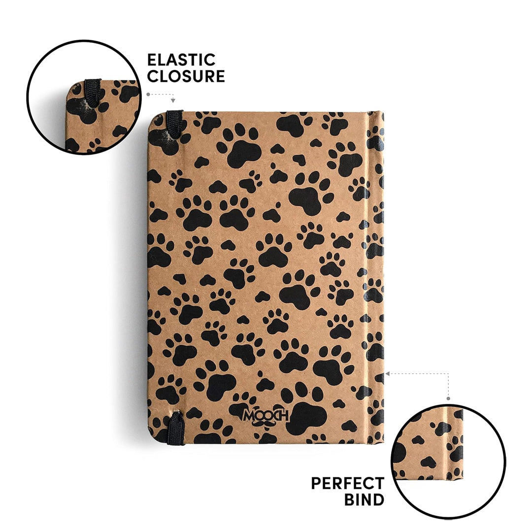 Mooch Pawsome A5 Plain Notebook
