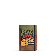 Mooch Peace Love A6 Plain Notebook