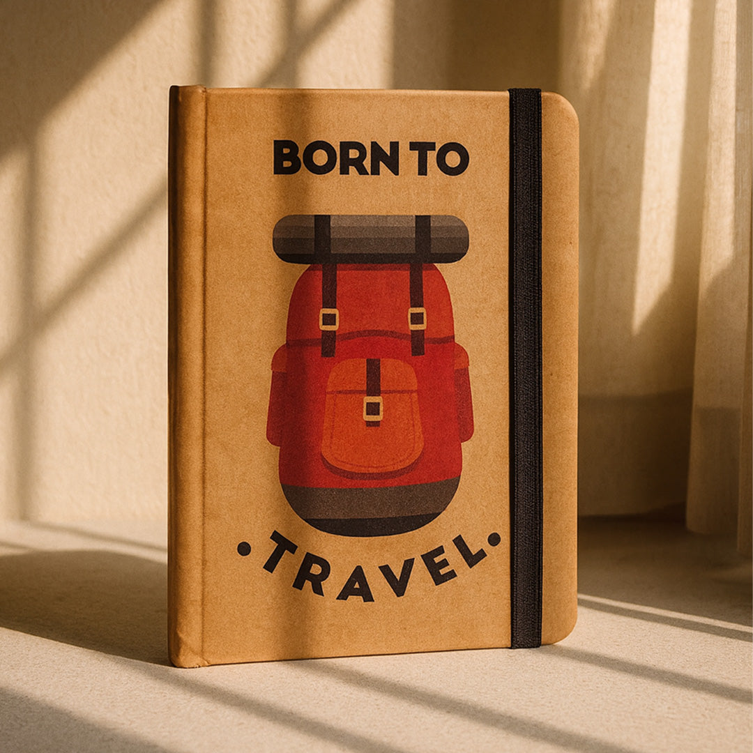 Mooch Quotes Khaki A6 Plain Notebook