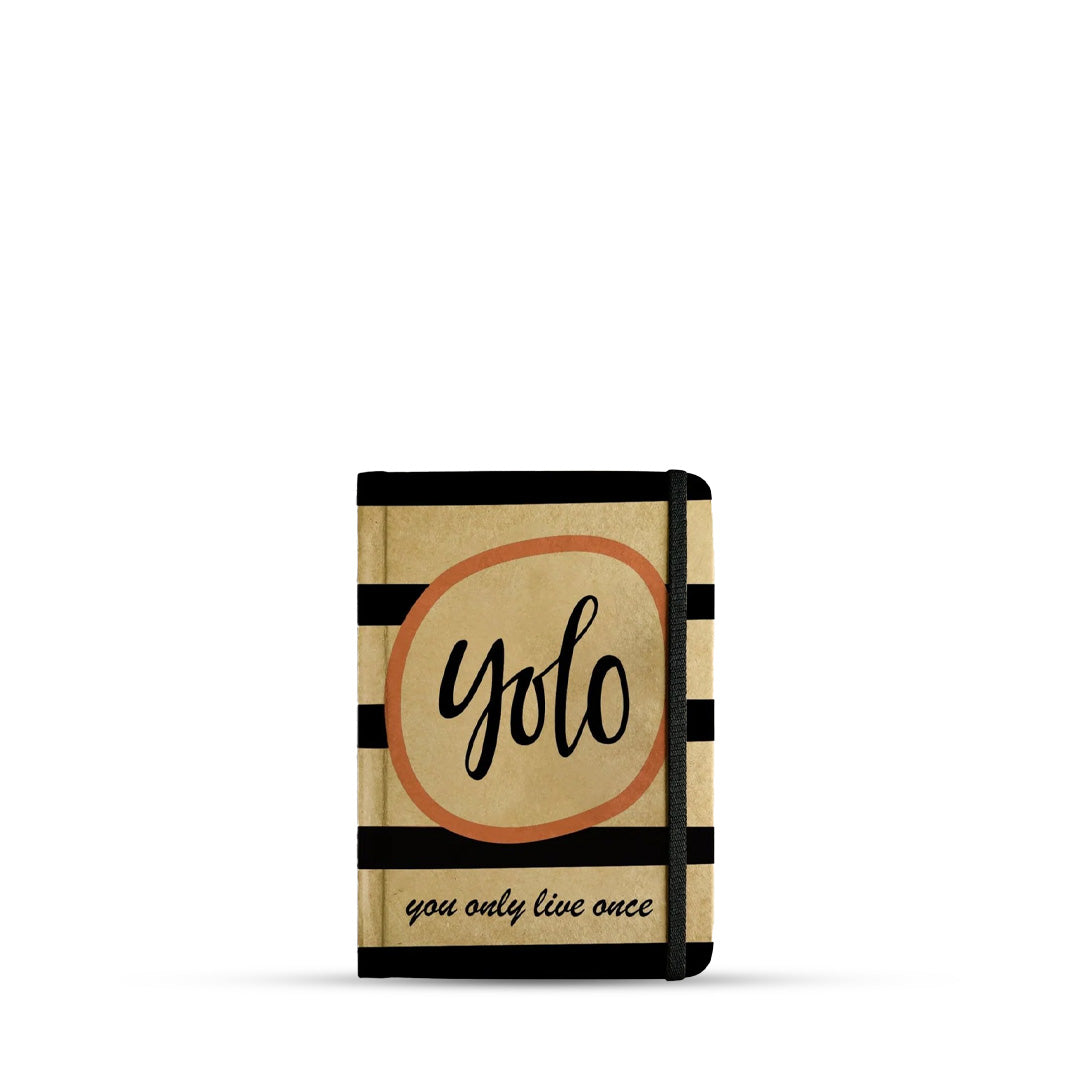 Mooch Quotes Khaki A6 Plain Notebook