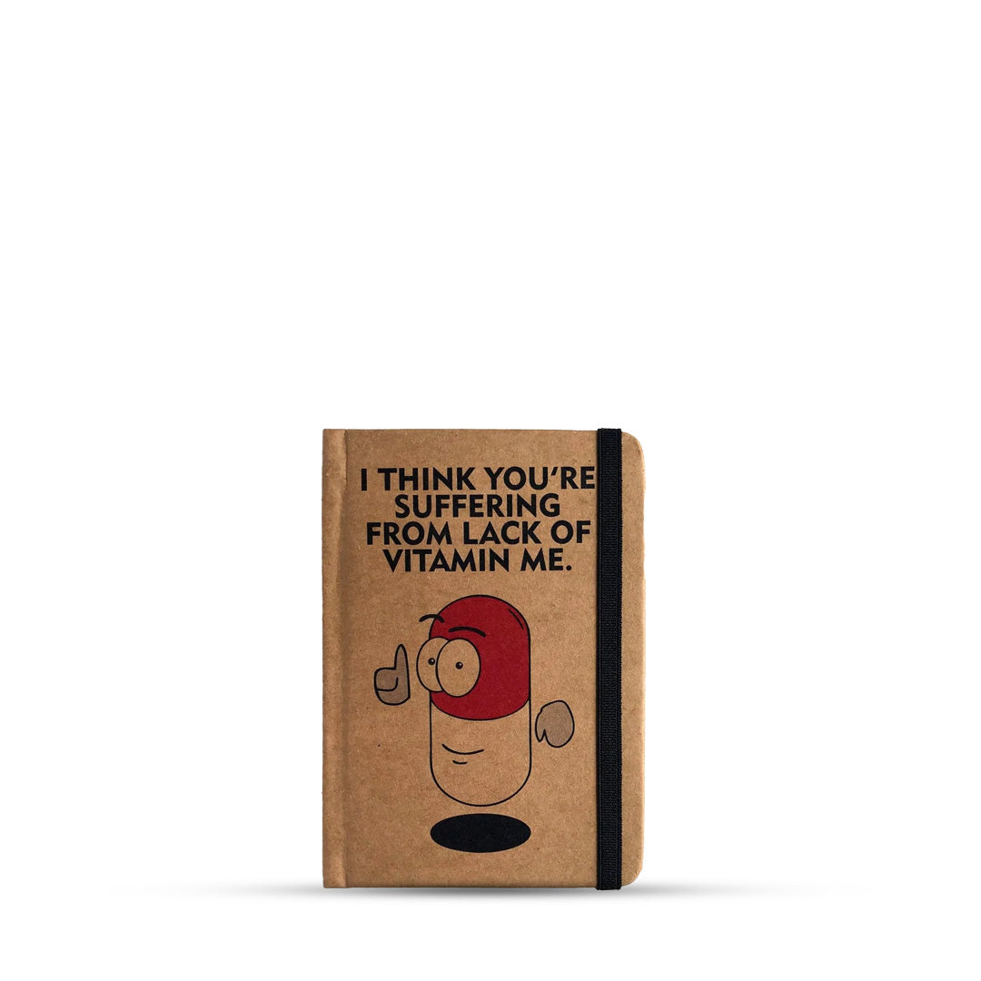 Mooch Quotes Khaki A6 Plain Notebook