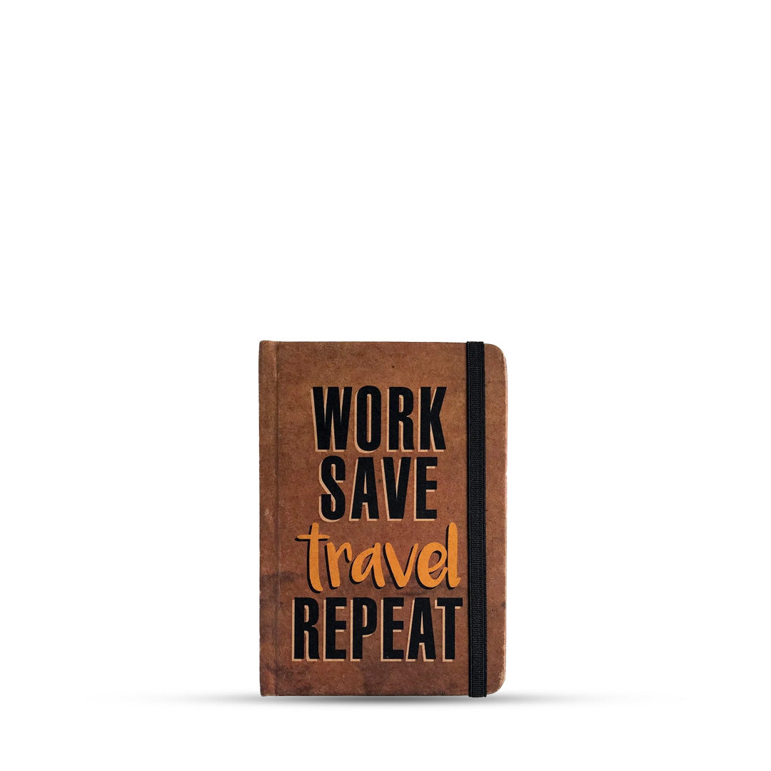 Mooch Quotes Khaki A6 Plain Notebook