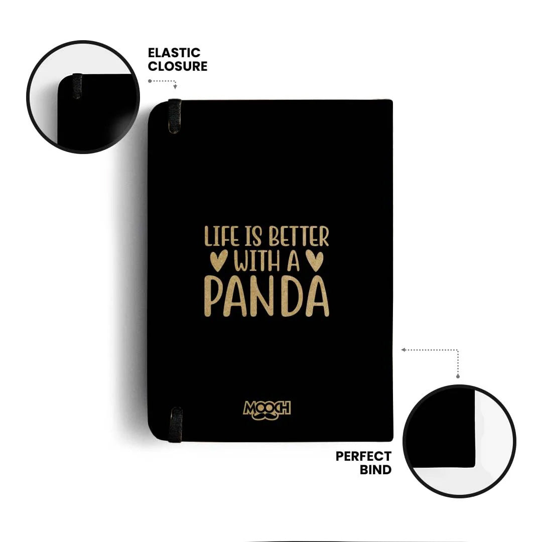 Mooch Seeking Panda A6 Plain Notebook
