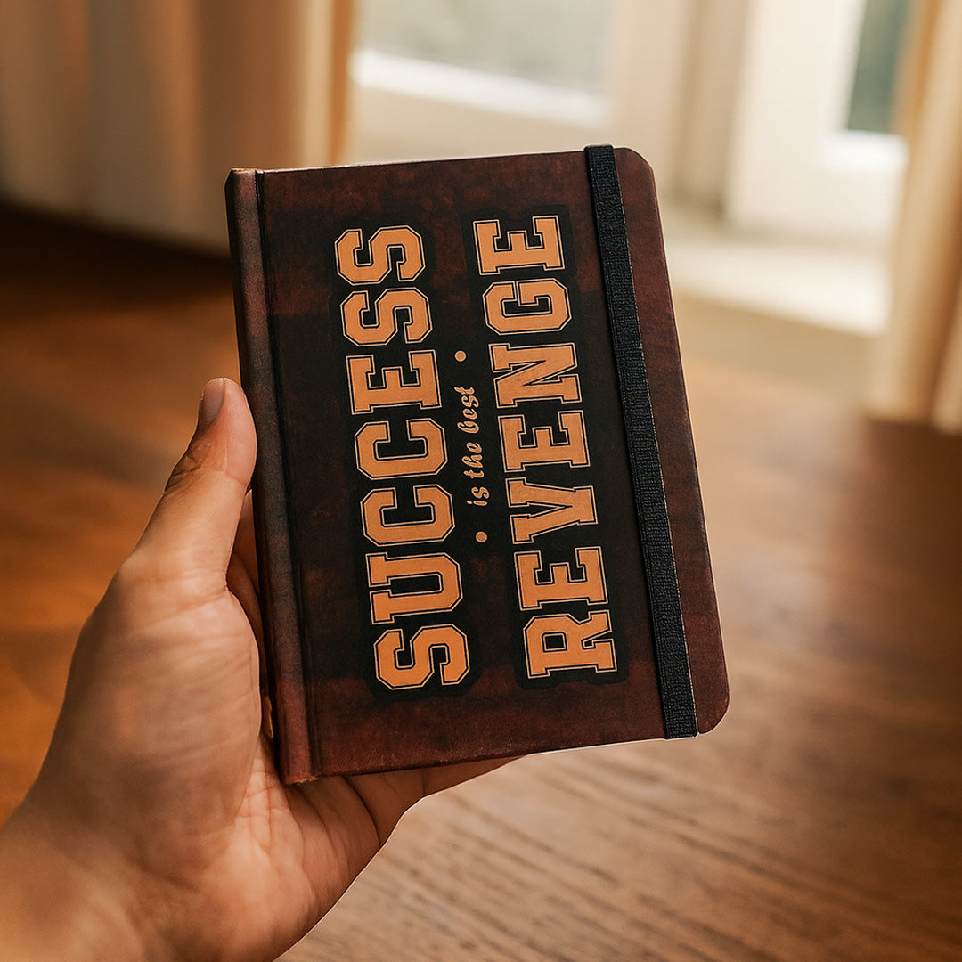 Mooch Success Is The Best Revenge A6 Plain Notebook