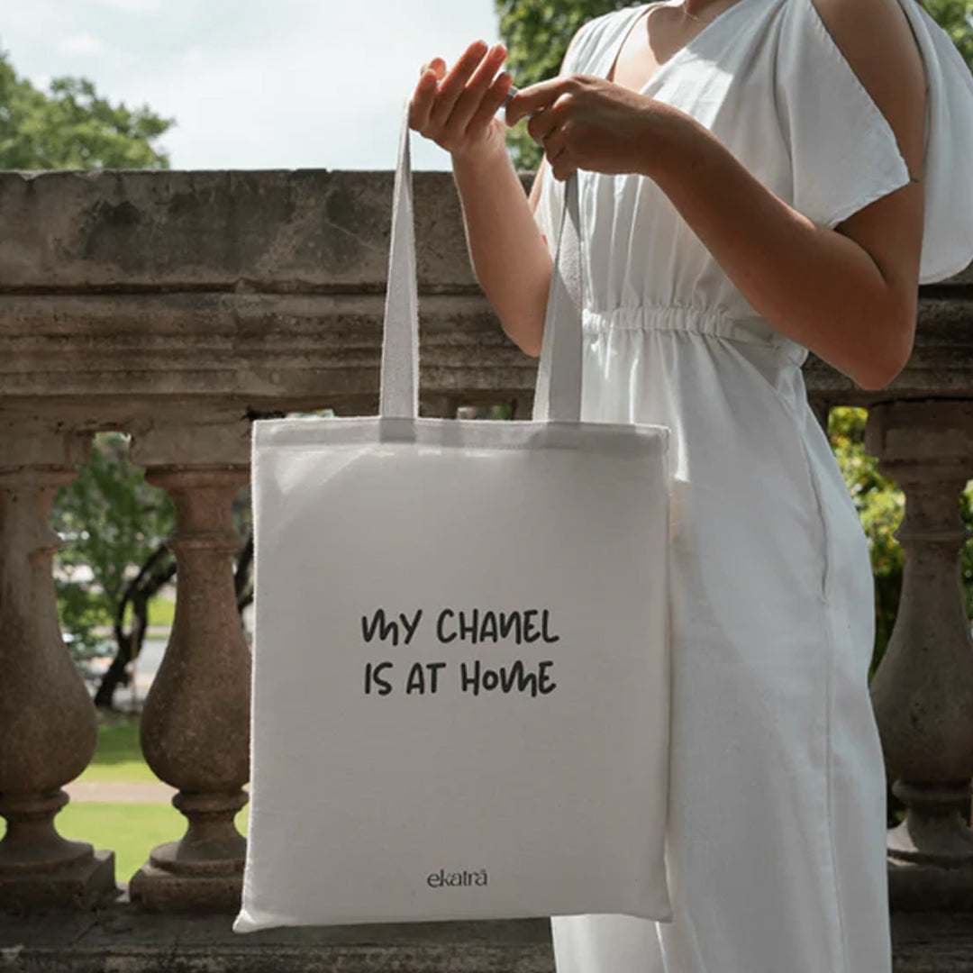 Ekatra Day Tote Woven Cotton Printed