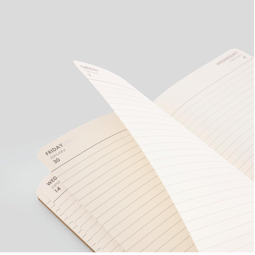 Mypaperclip 2026 Leather Cover Daily Planner