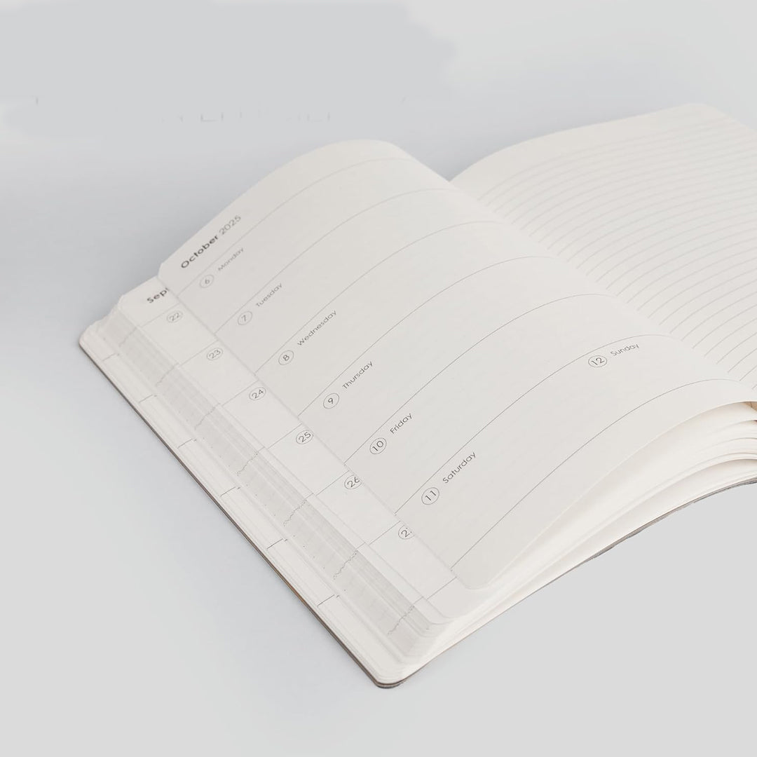 Mypaperclip 2026 Leather Cover Weekly Planner