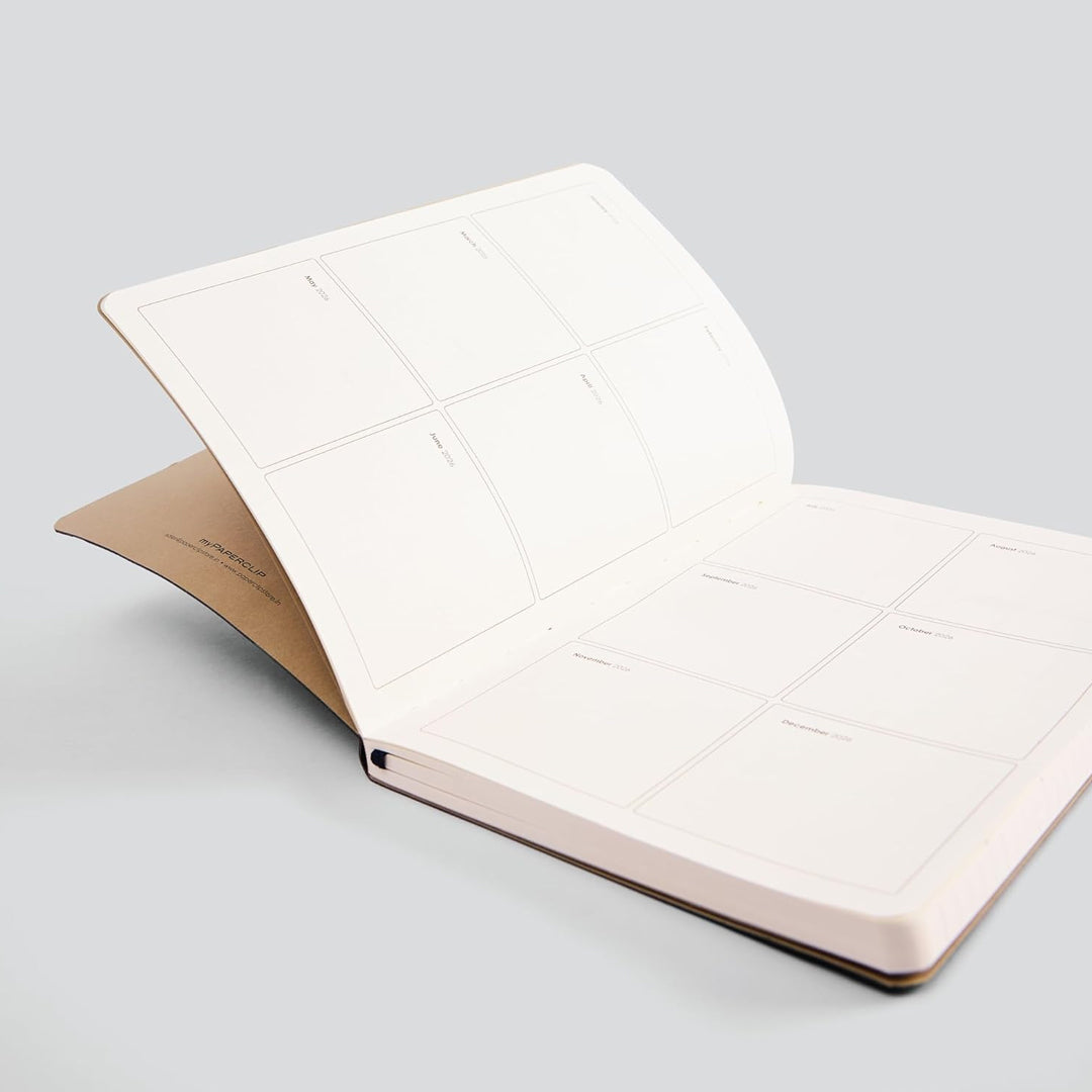 Mypaperclip 2026 Leather Cover Weekly Planner