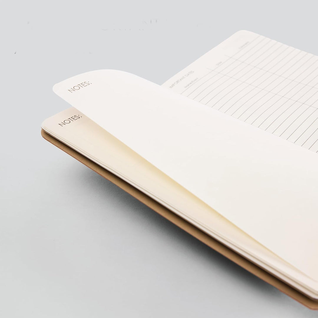 Mypaperclip 2026 Leather Cover Weekly Planner