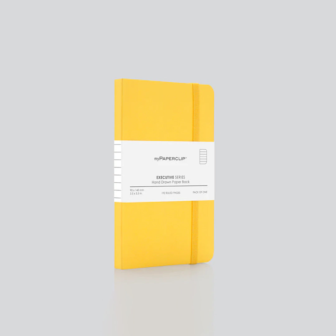 Mypaperclip Executive Series Hand Drawn Paper Back - Ruled
