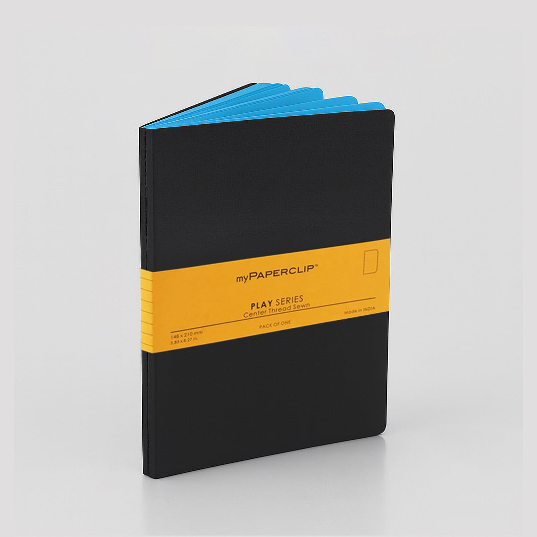 myPaperclip Play Series with PU Back A5 Plain Notebook