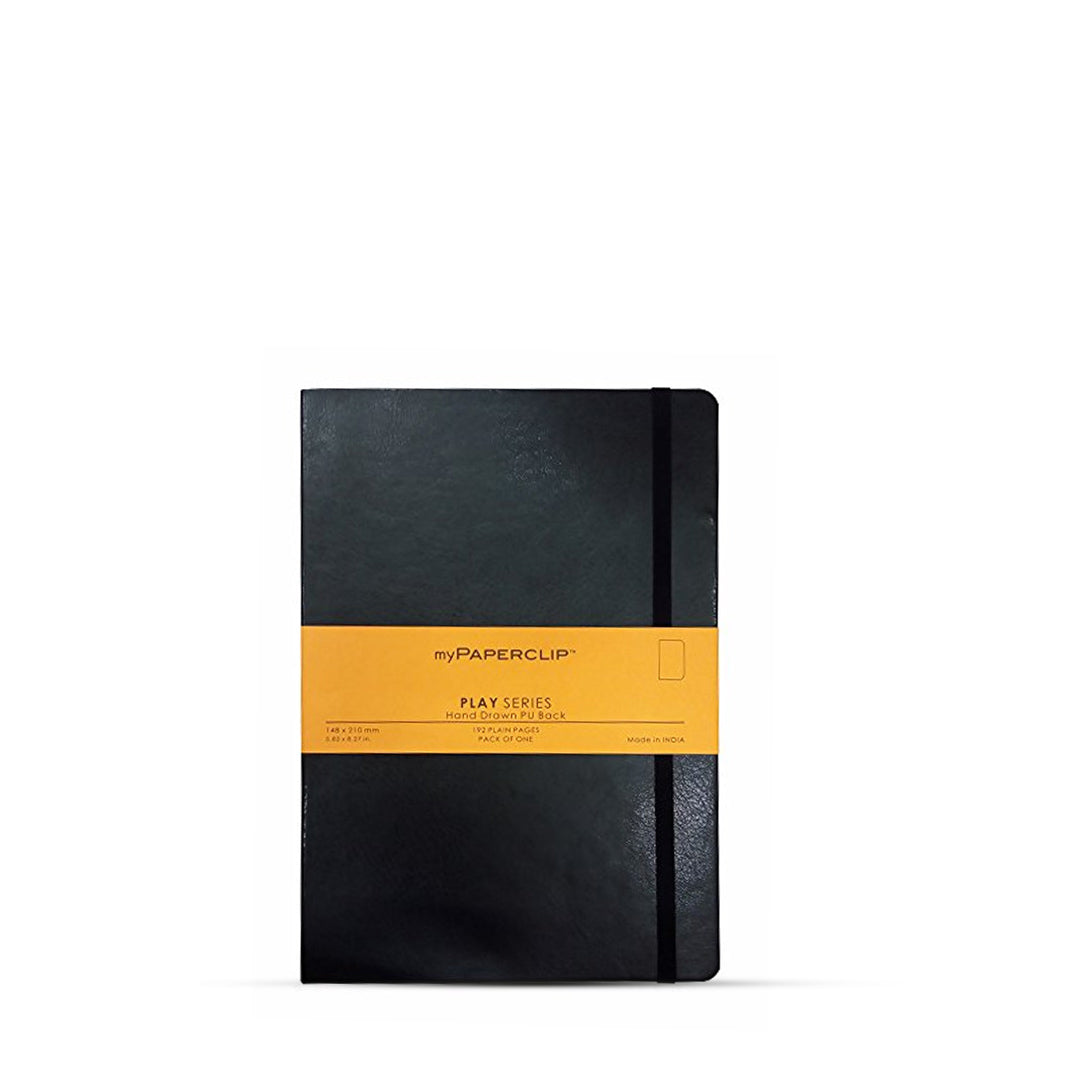 myPaperclip Play Series with PU Back A5 Plain Notebook
