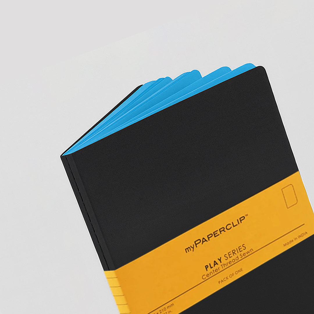 myPaperclip Play Series with PU Back A5 Plain Notebook