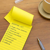 Mypaperclip Yellow Memo Block Top Glued