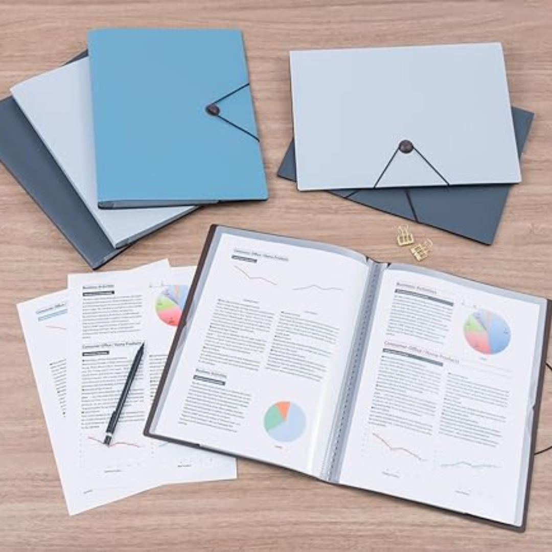 Nakabyashi File Filemo Holebook /6 & 12-pocket A4