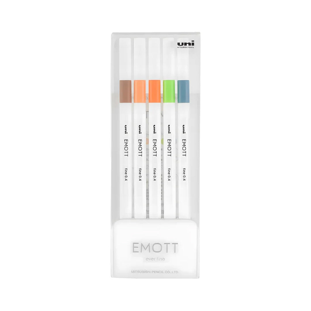 Uni Emott Pens 5-color set