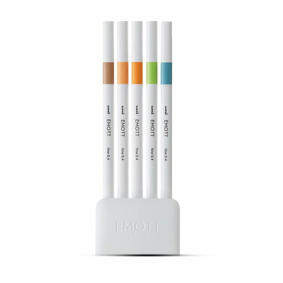Uni Emott Pens 5-color set