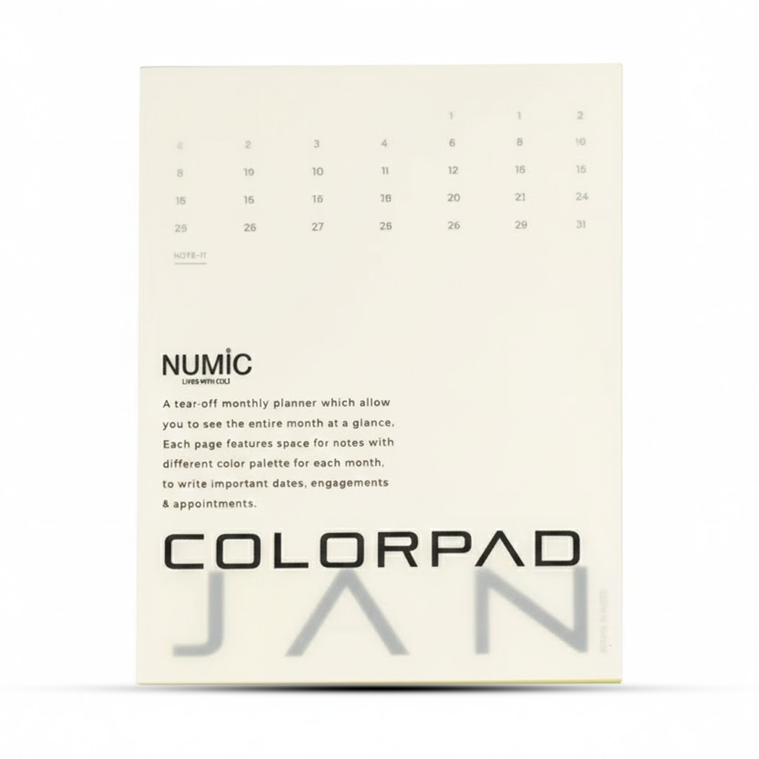 Numic 2026 Colorpad Planner
